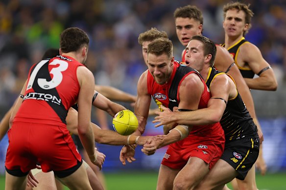 
West Coast have secured a comprehensive 30-point win against Essendon