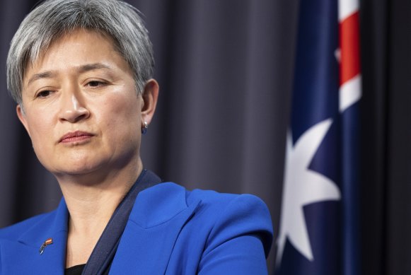 Foreign Affairs Minister Penny Wong: an out-of-character misstep. 