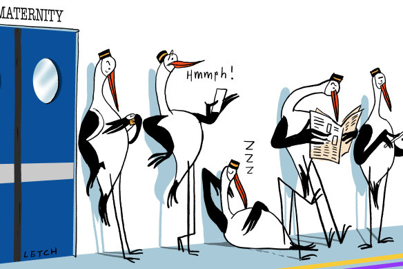 Unemployed storks.