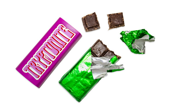 Psilocybin, the active ingredient in magic mushrooms, is added to chocolate and sold illegally. Users nibble at squares to try to control the dose.