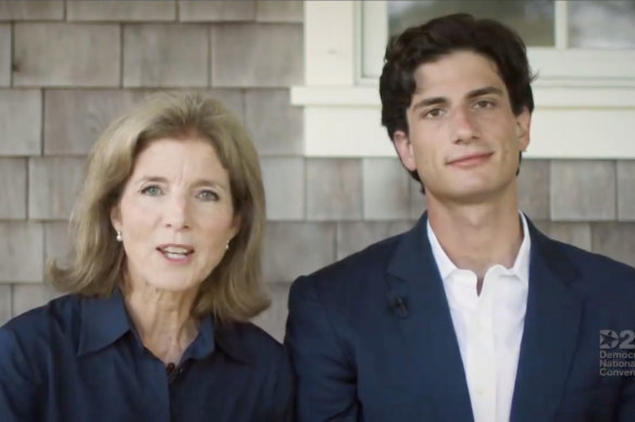 Caroline Kennedy, with her son Jack Schlossberg.