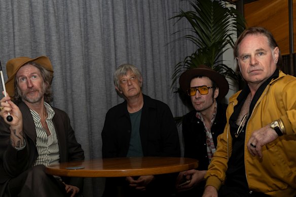 You Am I (from left): Tim Rogers, Rusty Hopkinson, Davey Lane and Andy Kent.
