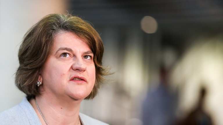 Arlene Foster, leader of the Northern Ireland's Democratic Unionist Party, is tipping a 'no-deal' Brexit.