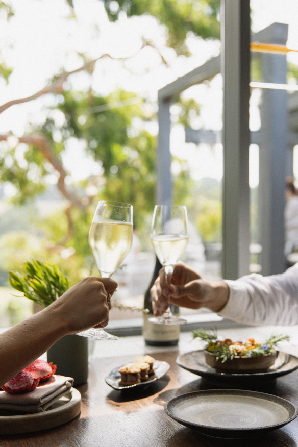 Enjoy a tipple from the vineyard.