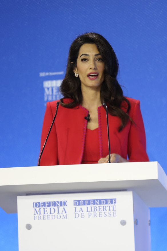 Human rights lawyer Amal Clooney described a conviction for cyber libel of Ressa and Rappler researcher Rey Santos jnr as a “blow to democracy in the Philippines”.