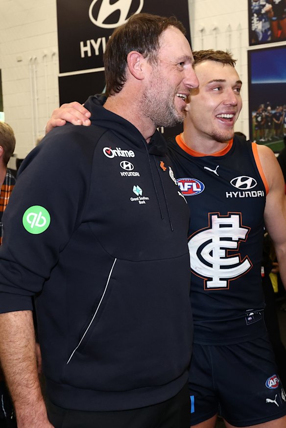 Josh Fraser and Patrick Cripps