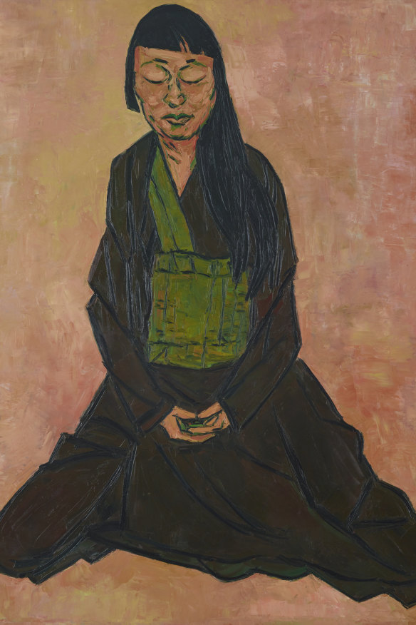 Tony Costa's Archibald Prize-winning portrait of Lindy Lee.