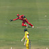 Brendan Taylor’s catch to dismiss Josh Inglis.