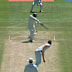 Alex Carey nearly chops on.