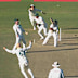 Australia celebrates Temba Bavuma’s wicket.