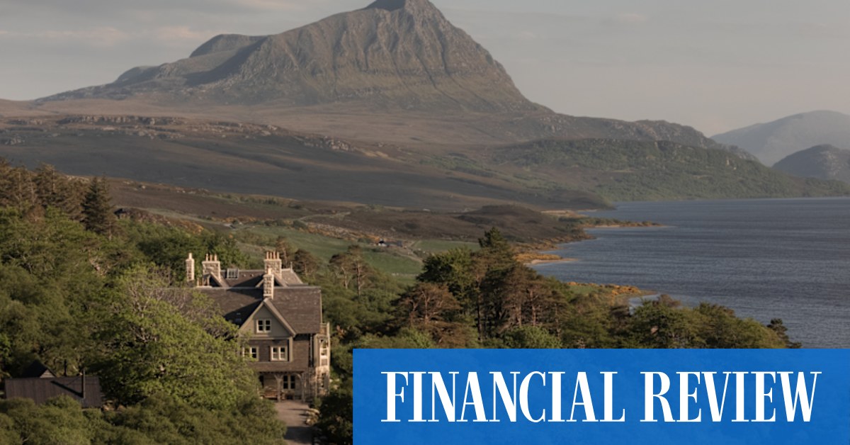 afr.com - Matthew Drummond - The billionaire rewilders behind Scotland's new $40k-a-night lodge
