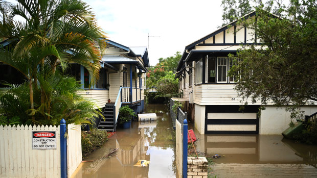 Flooding in Lismore in March 2022.