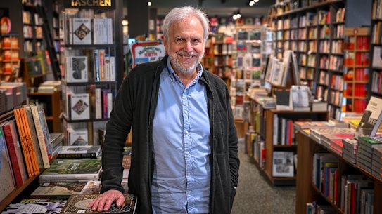 Mark Rubbo in Readings’ flagship Carlton shop.