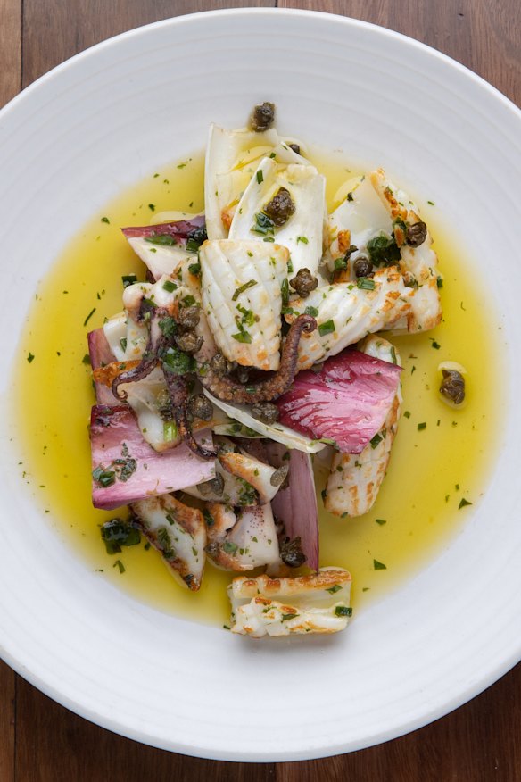 Calamari dish.