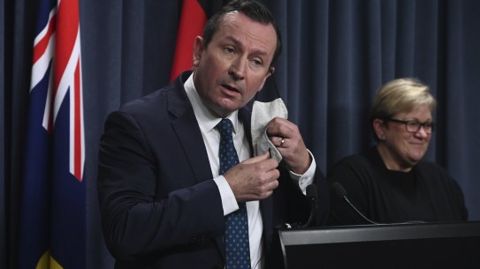 WA Premier Mark McGowan.
