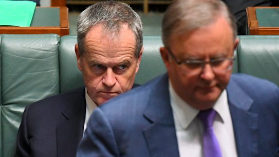 Negative perceptions of Bill Shorten, seen in Parliament with Anthony Alabanese, are cited as a key reason for Labor's loss.