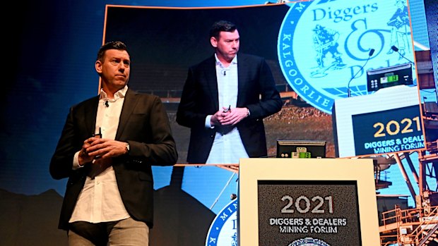 Venturex Resources managing director Bill Beament at the annual Diggers and Dealers conference.