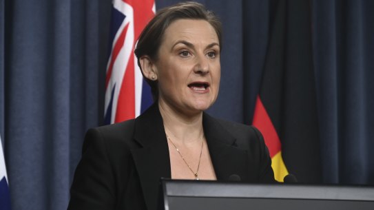 Health Minister Amber-Jade Sanderson.