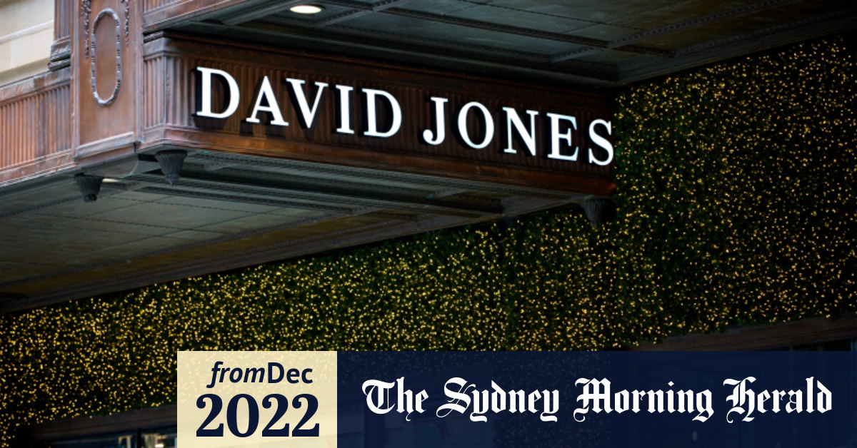 David Jones could be sold by Christmas