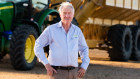  NSW Farmers president Xavier Martin on his farm at Mullaley near Gunnedah.