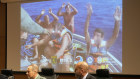 Spanish Civil Guard General Alfonso Lopez Malo, second right, and Portuguese Police Director Luis Neves, left, speak during a news conference at the Portuguese police headquarters in Lisbon.