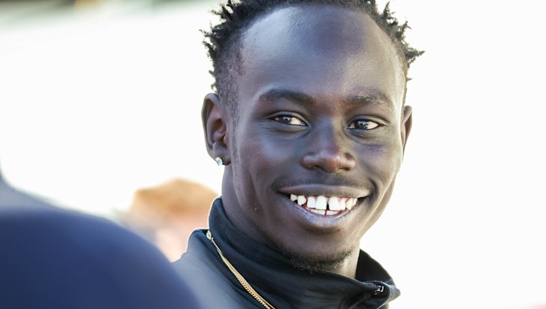 Sprinter Gout Gout laughs off US criticism in 100 metres 10-second bid