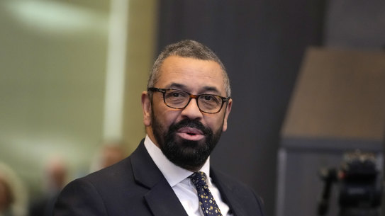 British Foreign Secretary James Cleverly.