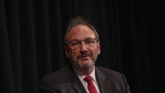 Mr Mullen’s answer is likely to placate shareholders and analysts alarmed Telstra may be used as a Morrison government foreign policy tool to outbid China.