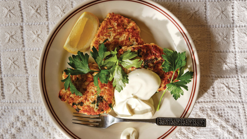 These easy cauliflower fritters are your new Med-inspired meat-free meal