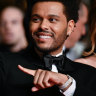 Canadian singer The Weeknd with his diamond-encrusted “ladies’” Piaget watch at Cannes.