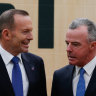 Former prime minister Tony Abbott is among four Liberal Party-aligned members of the Australian War Memorial board, chaired by former party leader Brendan Nelson.