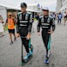 ‘Very naughty’: Tension rises between Mercedes pair as Piastri, Norris stay close