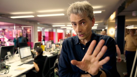 David Tennant breaks the fourth wall in The Hack.