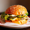 Cheeseburger at JollyGood Diner in Collingwood.