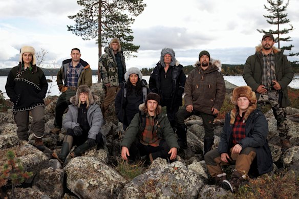 The cast of Alone Australia season four: Alyce, Dylan, Lillian, Trent, Sia, Jasper, Clint, Dougy, Misty, Arash.