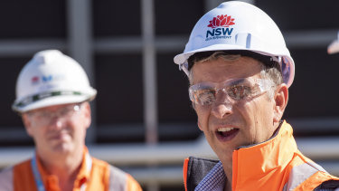 Transport Minister Andrew Constance has appeared to wind back criticism of tolling giant Transurban.