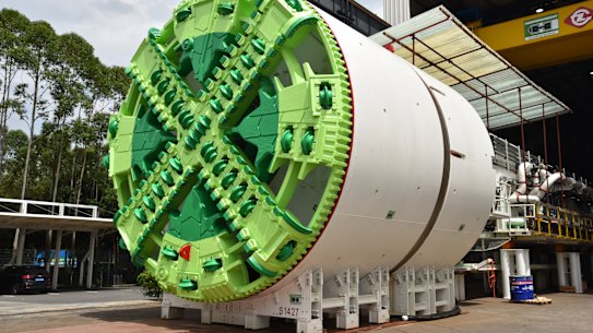 Four tunnel boring machines will be shipped to Melbourne to help Suburban Rail Loop construction.