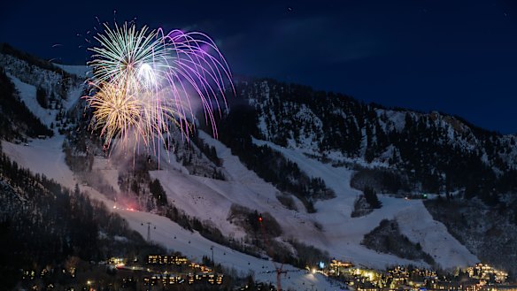 The popular US ski resort of Aspen.