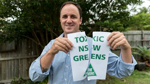 Fed up: Jeremy Buckingham quit the Greens last December.