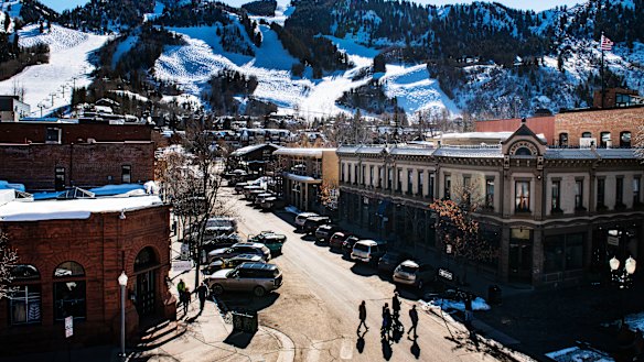 The sun shines down on Aspen, Colorado, last week.  A number of infections have been confirmed at the ski resort.