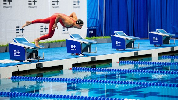 Australian Enhanced Games athlete James Magnussen. 
