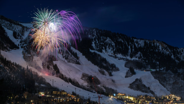 The popular US ski resort of Aspen.