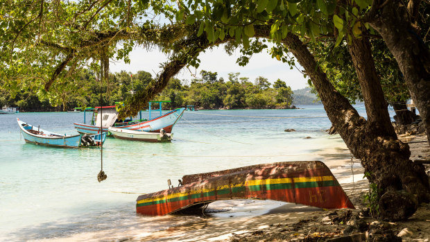 It takes six hours to fly across Indonesia's vast archipelago from Aceh province (pictured) to Papua.