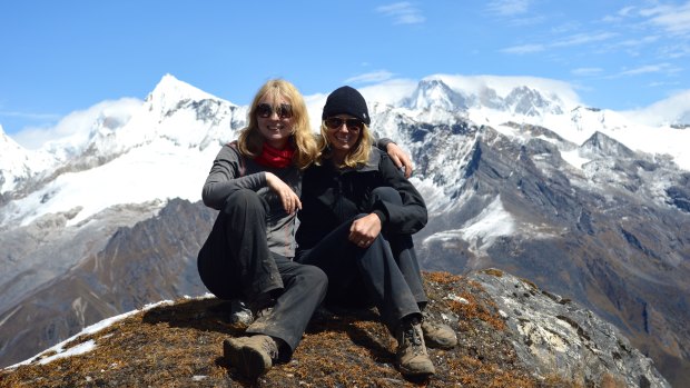Heather McNeice and her friend Krista trekked Bhutan in 2013, raising funds for girls' education.