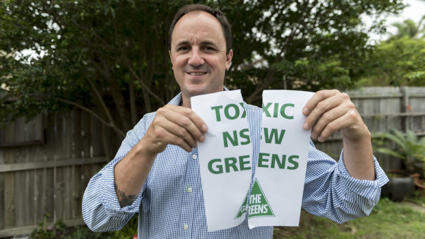 Fed up: Jeremy Buckingham quit the Greens last December.