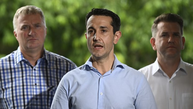 “I’m not going to ... just sit down and roll over in the way that the state government has done”: LNP leader David Crisafulli.