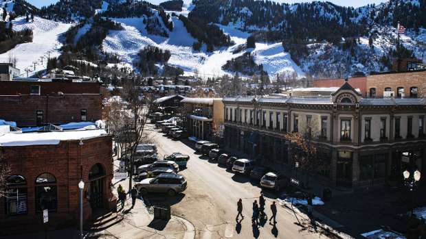 The sun shines down on Aspen, Colorado, last week.  A number of infections have been confirmed at the ski resort.