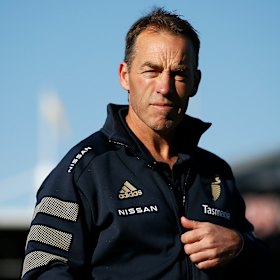 Alastair Clarkson in his final season as Hawthorn coach.