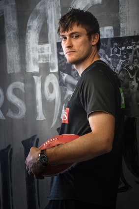 Collingwood’s Darcy Moore enjoyed an ideal pre-season before the season was put on hold. 