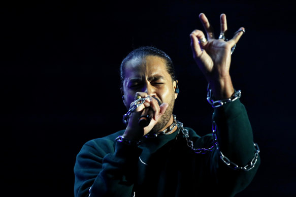 Ziggy Ramo performing at the Sydney Opera House in 2021.